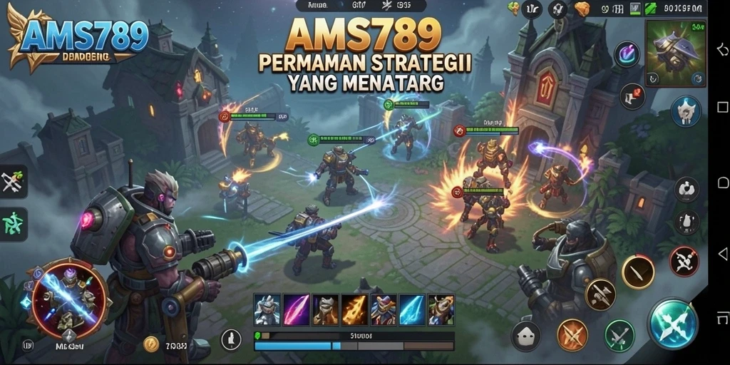 Screenshot gameplay <strong>AMS789</strong> menampilkan pertempuran strategis yang seru dan mendebarkan.