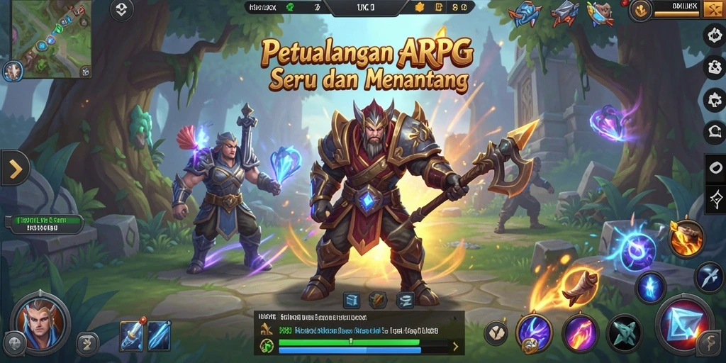 Tangkapan layar gameplay HOKILUCK yang menampilkan pertarungan mendebarkan.