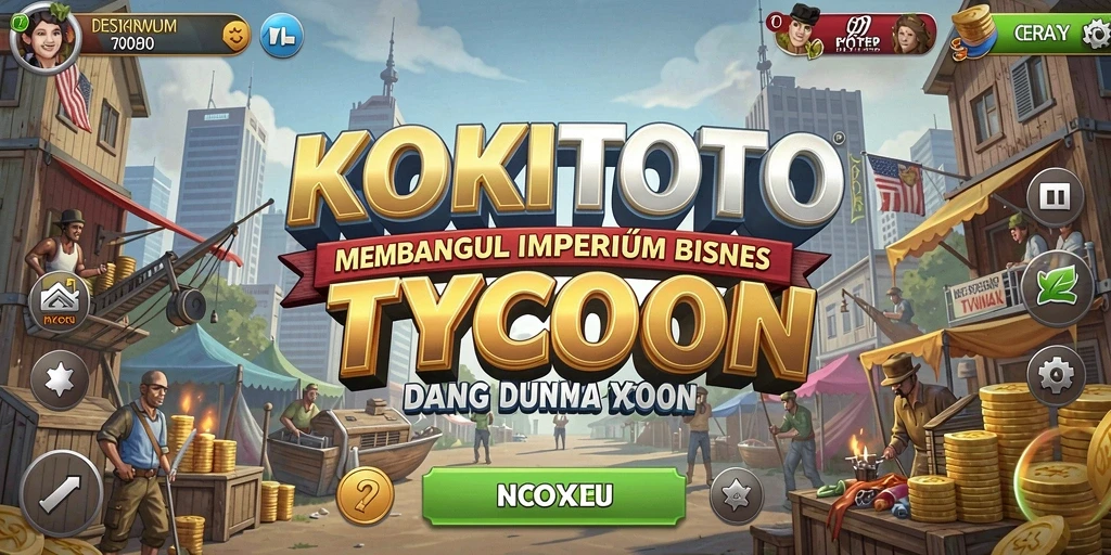 Screenshot KOKITOTO menampilkan dinamika gameplay Tycoon yang menarik.