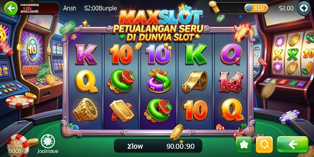 Tampilan gameplay MAXSLOT yang memukau dan adiktif.
