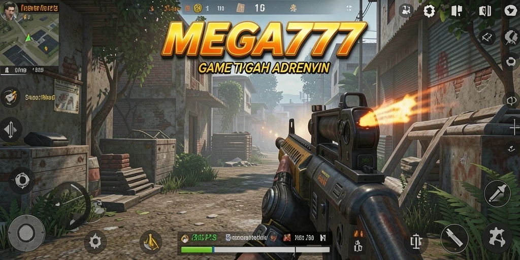 Screenshot gameplay MEGA777 menampilkan aksi TPS yang mendebarkan.