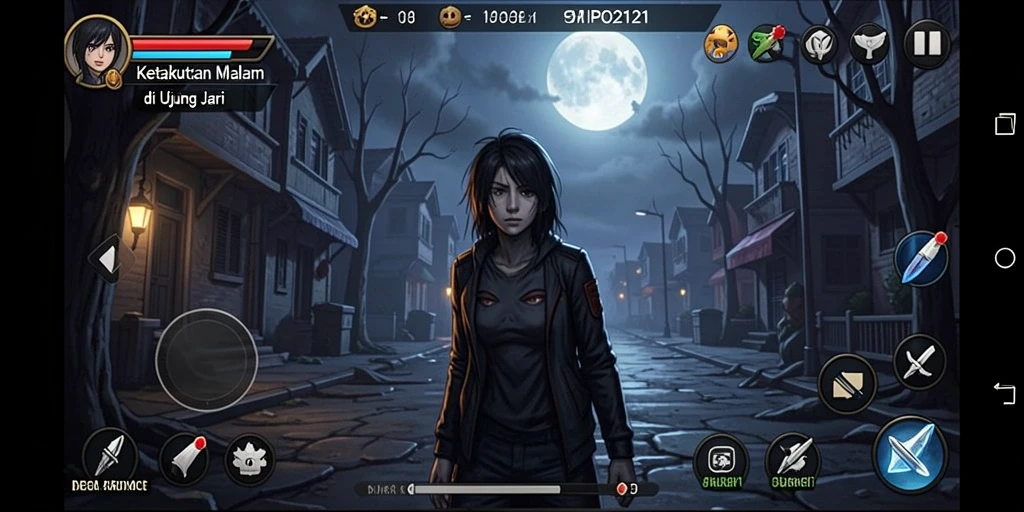 Tangkapan layar MPO2121 menunjukkan suasana mencekam gameplay Horror.