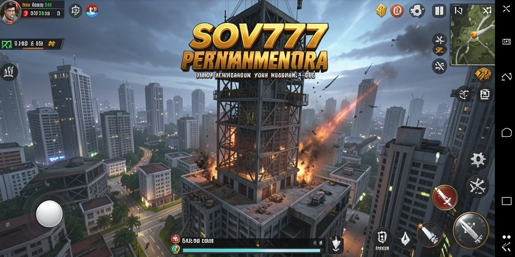 Tampilan menara dan aksi serangan dalam SOV777 yang menegangkan.