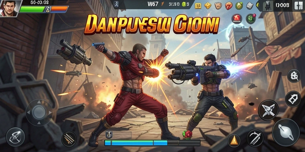 Tampilan gameplay W67 yang mendebarkan dan penuh aksi.